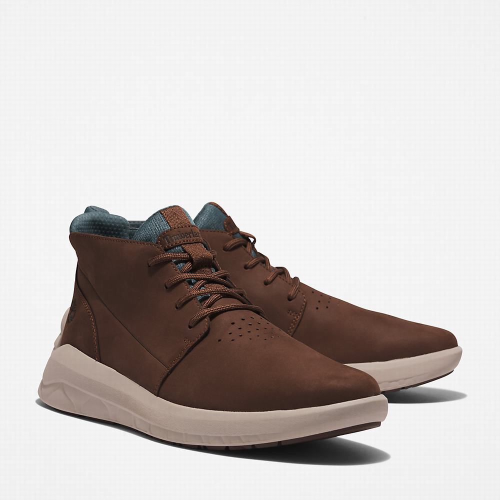 Timberland Bradstreet Ultra GreenStride™ Chukka Bot Erkek Koyu Kahverengi | TR-9420E
