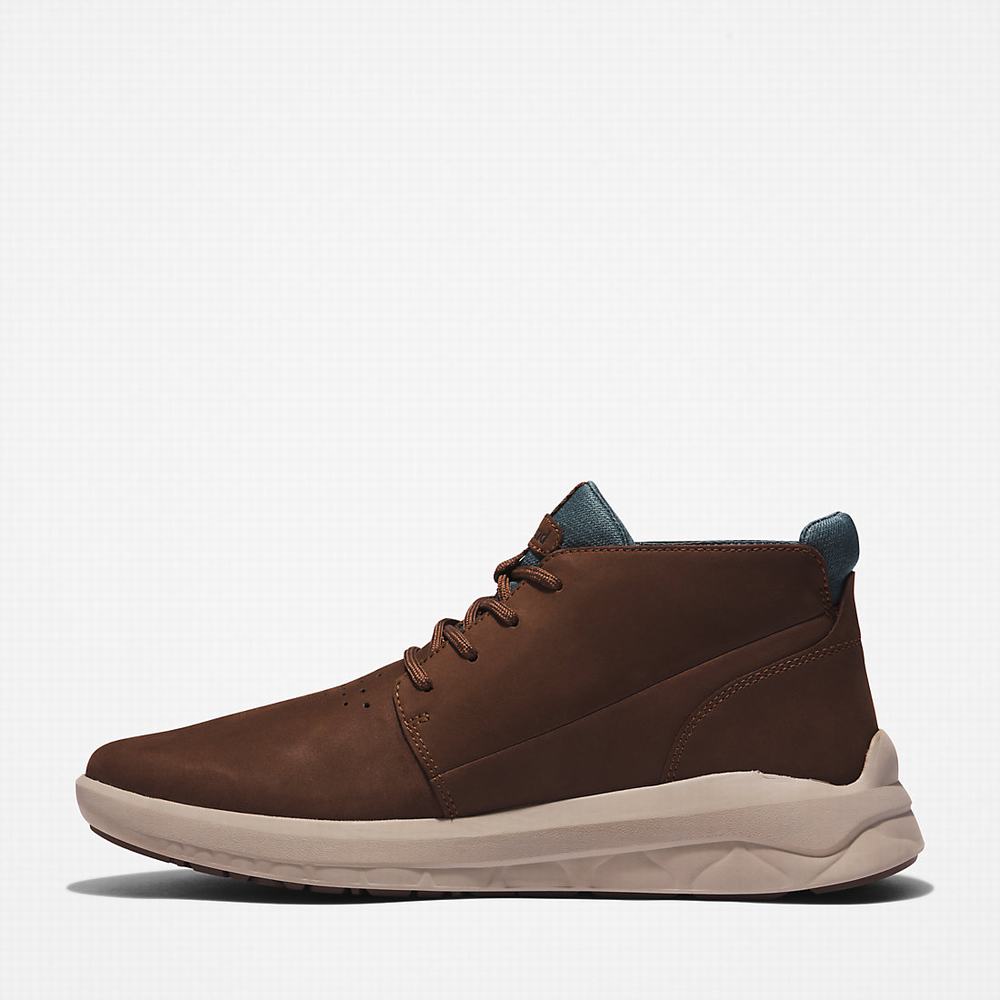 Timberland Bradstreet Ultra GreenStride™ Chukka Bot Erkek Koyu Kahverengi | TR-9420E