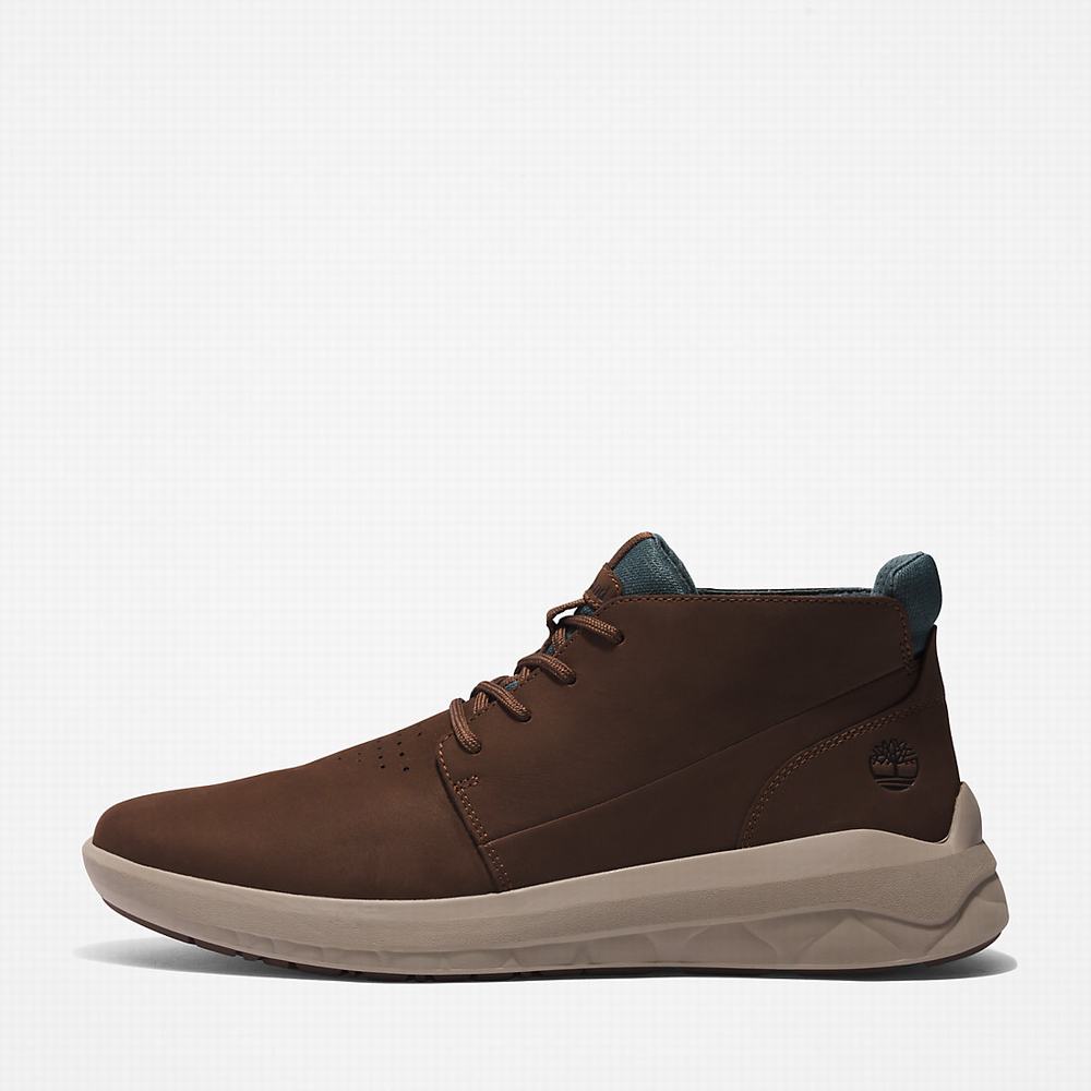 Timberland Bradstreet Ultra GreenStride™ Chukka Bot Erkek Koyu Kahverengi | TR-9420E