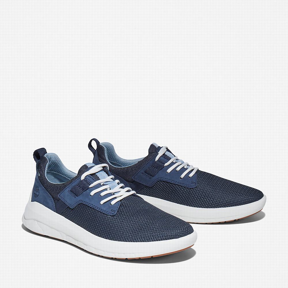 Timberland Bradstreet Ultra Knit Spor Ayakkabı Erkek Lacivert | TR-5204K