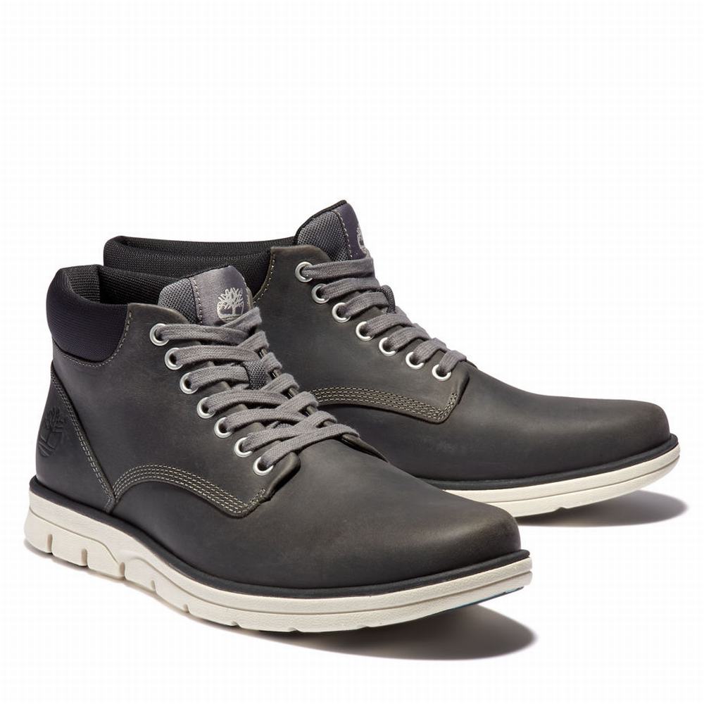 Timberland Bradstreet Ultra Mid Chukka Bot Erkek Koyu Gri | TR-1487D