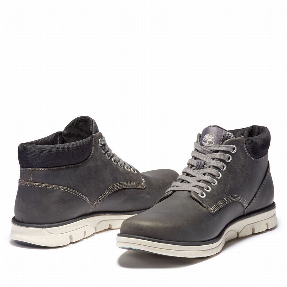 Timberland Bradstreet Ultra Mid Chukka Bot Erkek Koyu Gri | TR-1487D