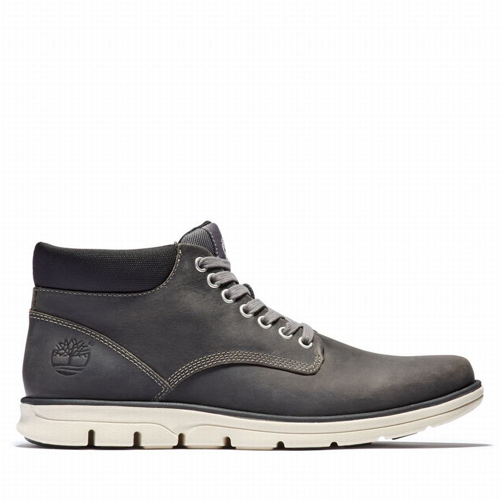 Timberland Bradstreet Ultra Mid Chukka Bot Erkek Koyu Gri | TR-1487D