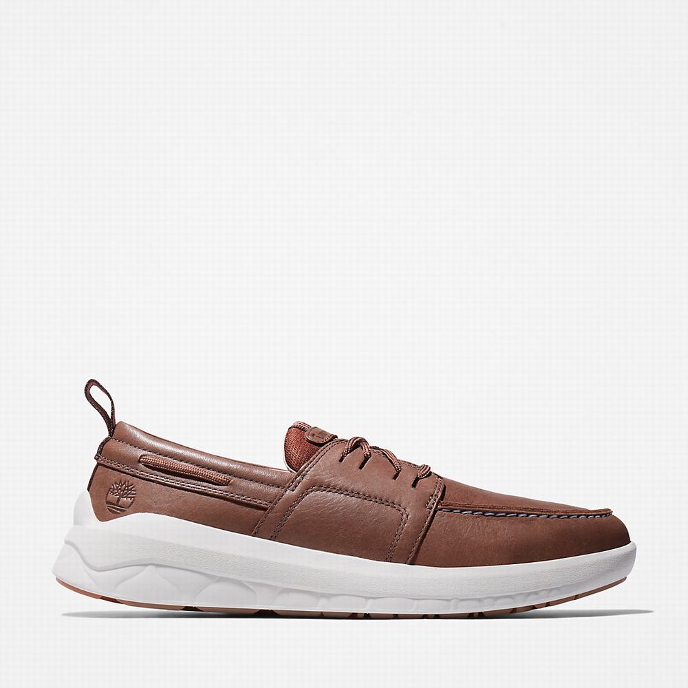 Timberland Bradstreet Ultra Tekne Spor Ayakkabı Erkek Koyu Kahverengi | TR-0975R