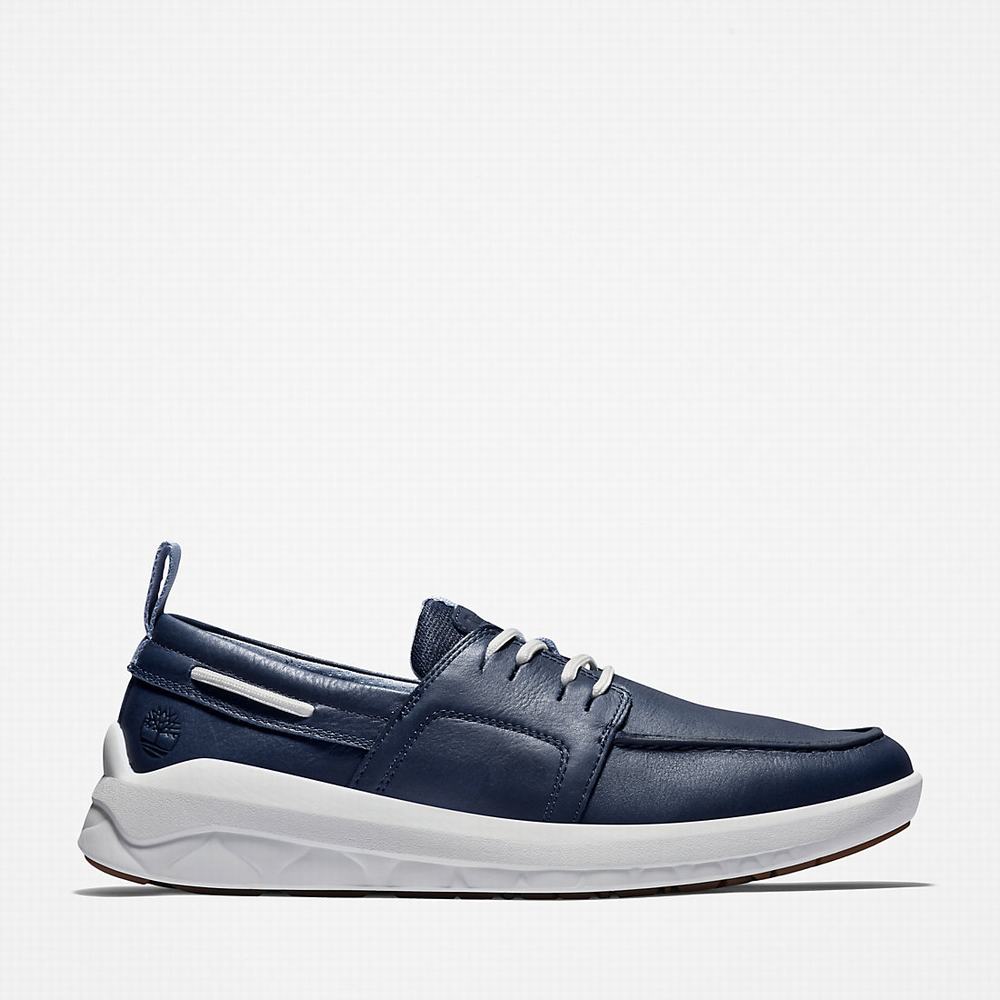 Timberland Bradstreet Ultra Tekne Spor Ayakkabı Erkek Lacivert | TR-5406Y