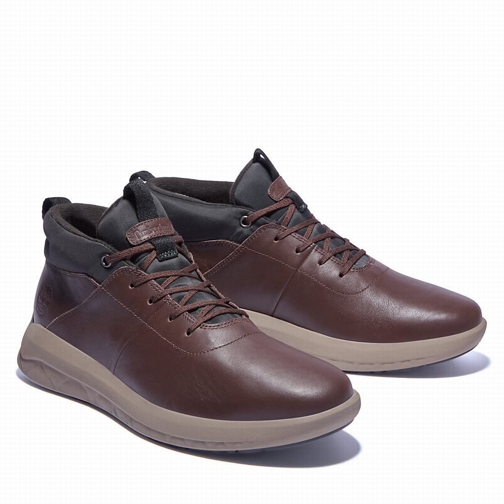 Timberland Bradstreet Ultra Winter Chukka Bot Erkek Koyu Kahverengi | TR-8416R
