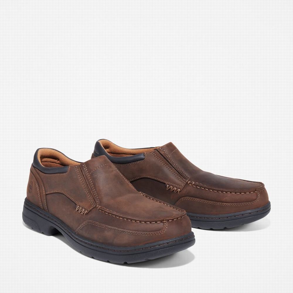 Timberland Branston Gündelik Alloy Burunlu İş Ayakkabısı Erkek Kahverengi | TR-6250C