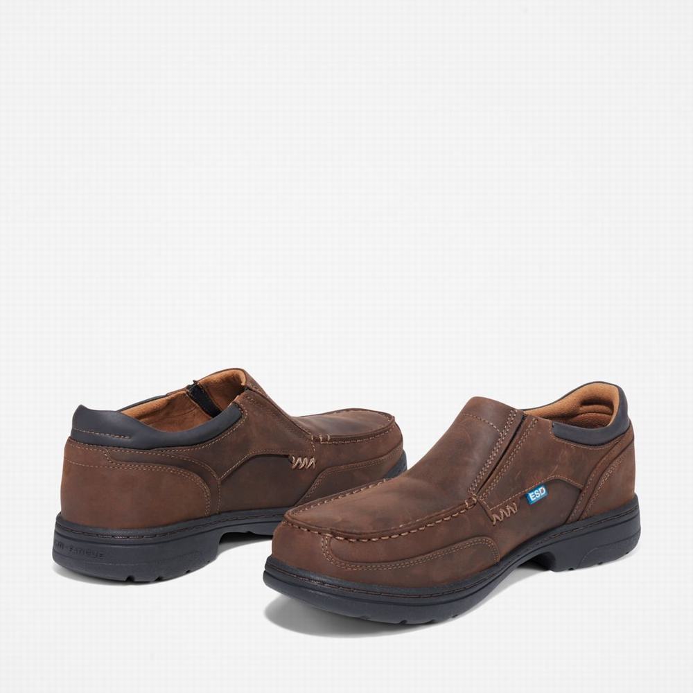 Timberland Branston Gündelik Alloy Burunlu İş Ayakkabısı Erkek Kahverengi | TR-6250C
