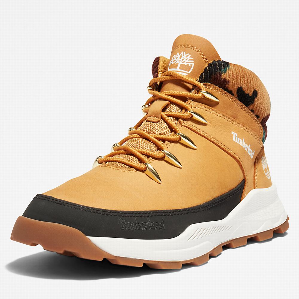 Timberland Brooklyn High Top Spor Ayakkabı Çocuk Sarı | TR-1056E
