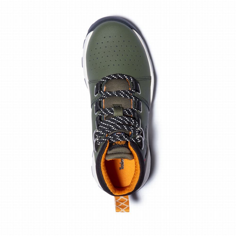 Timberland Brooklyn Lace-Up Spor Ayakkabı Çocuk Yeşil | TR-1835F