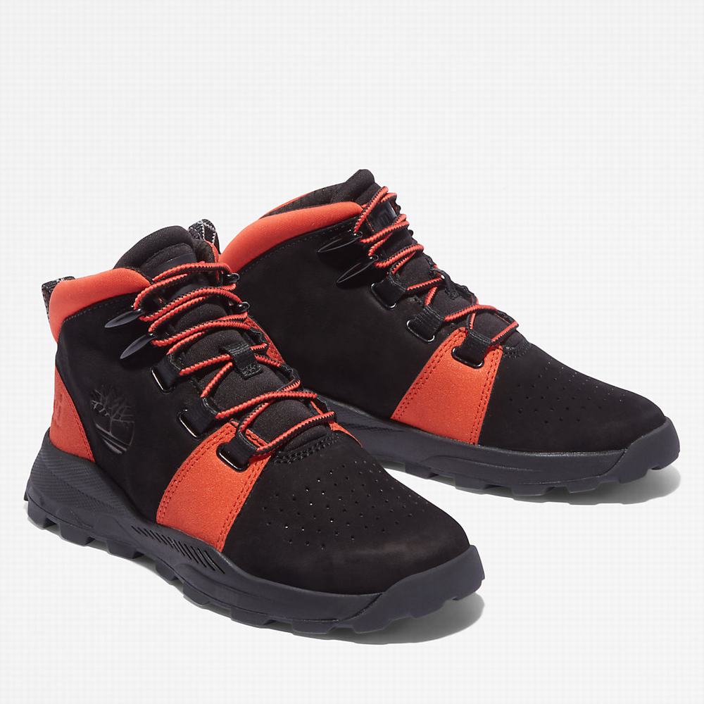 Timberland Brooklyn Lace-Up Spor Ayakkabı Çocuk Siyah | TR-3914D