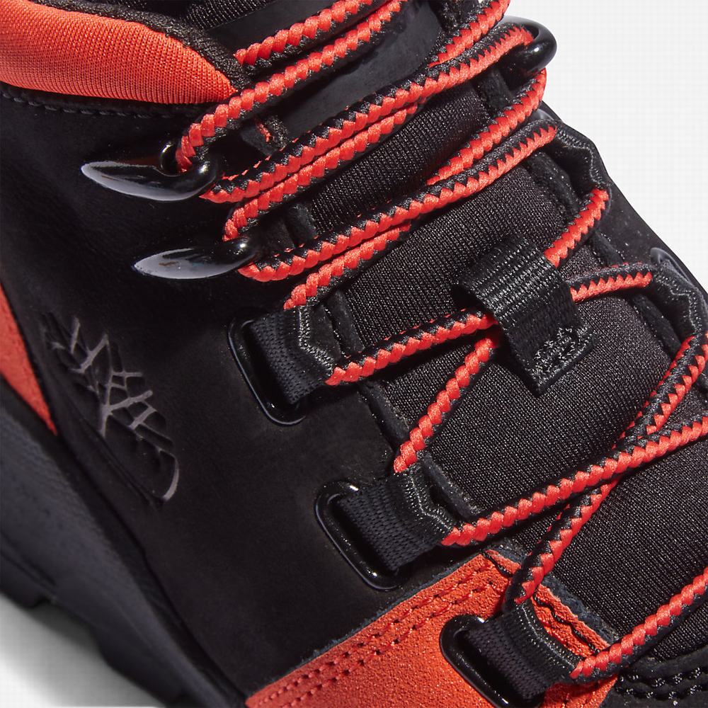 Timberland Brooklyn Lace-Up Spor Ayakkabı Çocuk Siyah | TR-3914D