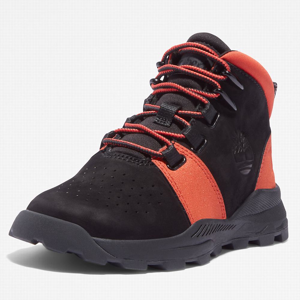 Timberland Brooklyn Lace-Up Spor Ayakkabı Çocuk Siyah | TR-3914D
