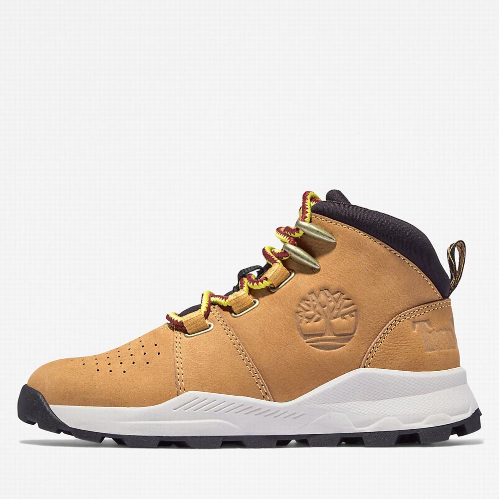 Timberland Brooklyn Lace-Up Spor Ayakkabı Çocuk Açık Kahverengi | TR-6142G