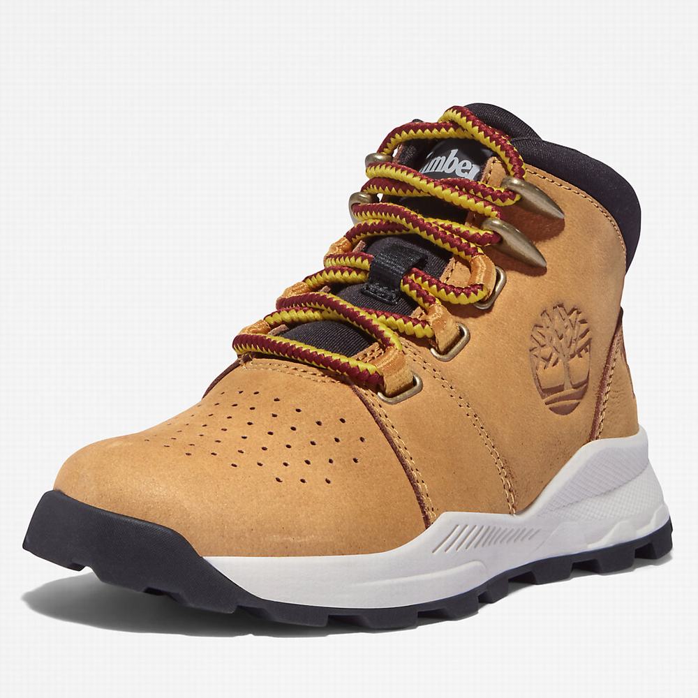 Timberland Brooklyn Lace-Up Spor Ayakkabı Çocuk Açık Kahverengi | TR-6142G