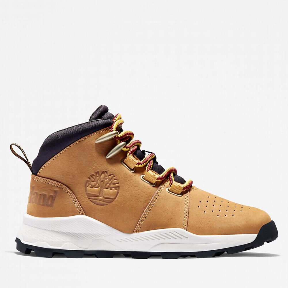 Timberland Brooklyn Lace-Up Spor Ayakkabı Çocuk Açık Kahverengi | TR-6142G