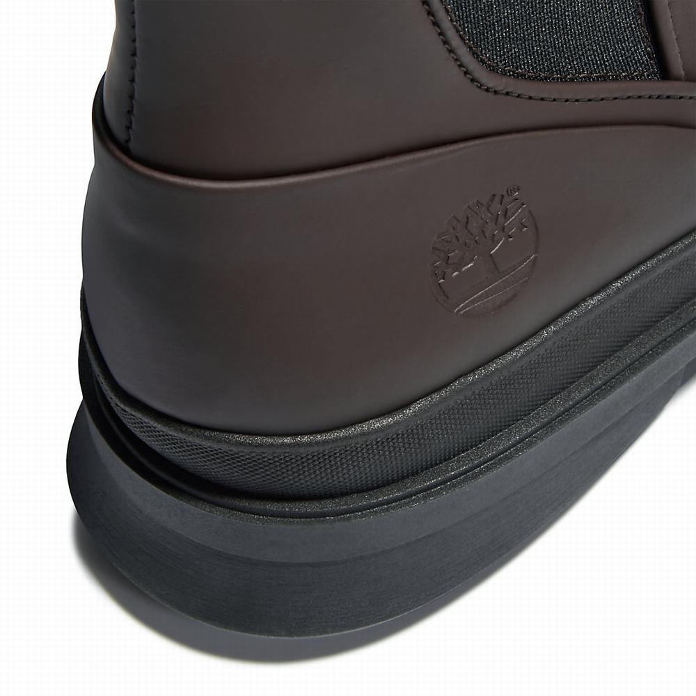 Timberland CC Boulevard Chelsea Chelsea Bot Erkek Koyu Kahverengi | TR-9841U
