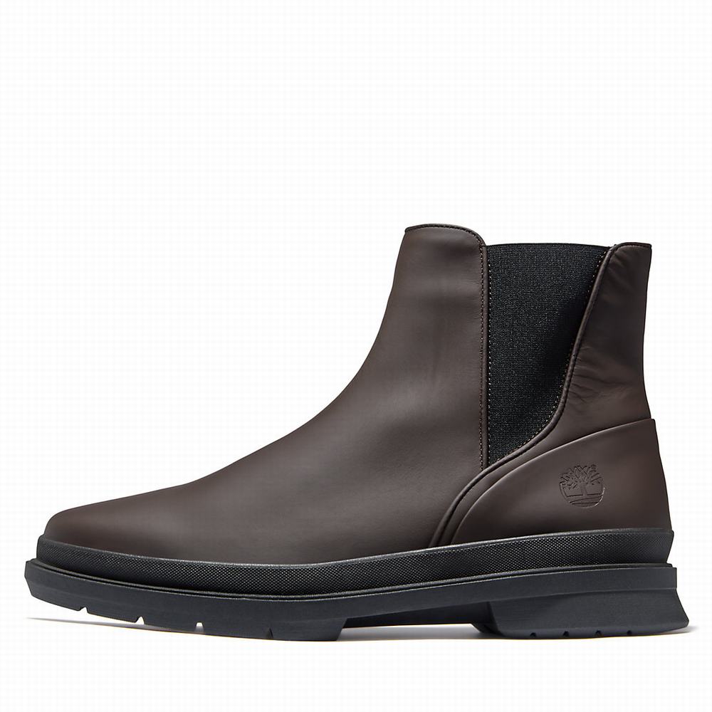 Timberland CC Boulevard Chelsea Chelsea Bot Erkek Koyu Kahverengi | TR-9841U