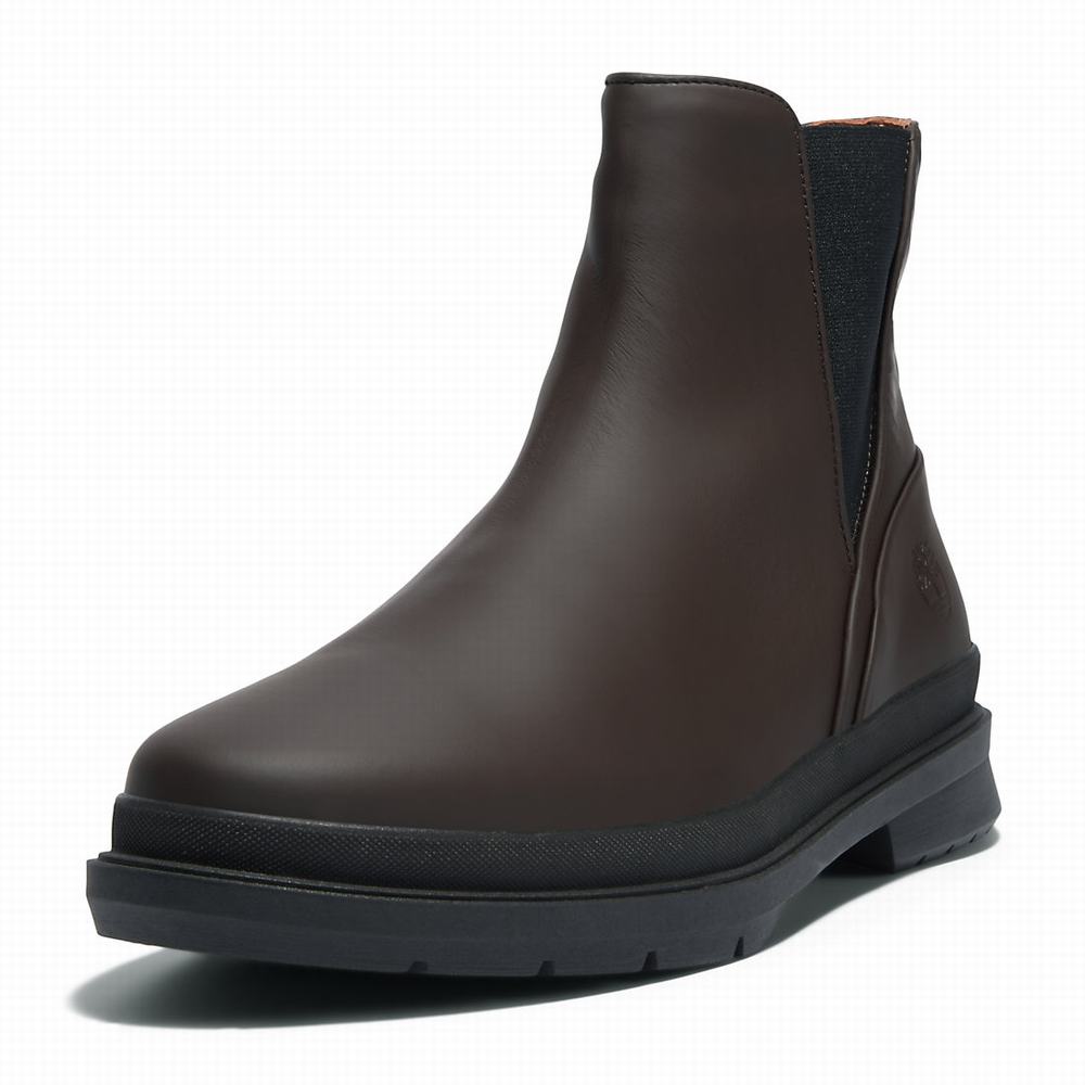 Timberland CC Boulevard Chelsea Chelsea Bot Erkek Koyu Kahverengi | TR-9841U