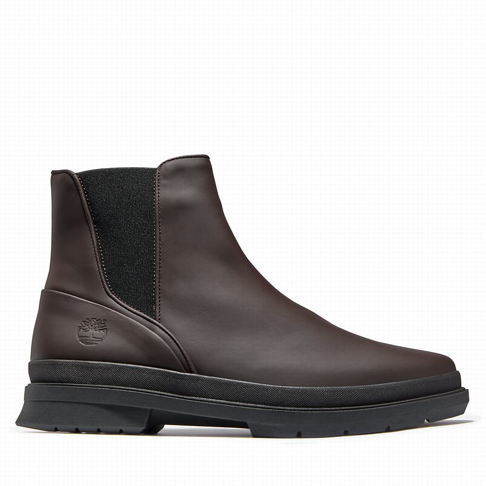 Timberland CC Boulevard Chelsea Chelsea Bot Erkek Koyu Kahverengi | TR-9841U