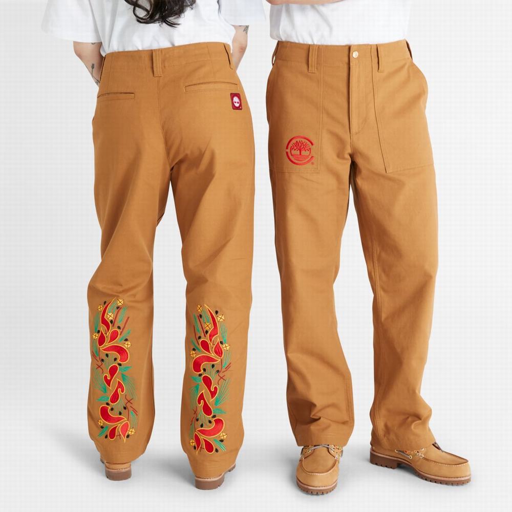 Timberland CLOT x Timberland Duck Kanvas Workwear Pantolon Kadın Kahverengi | TR-5194Q