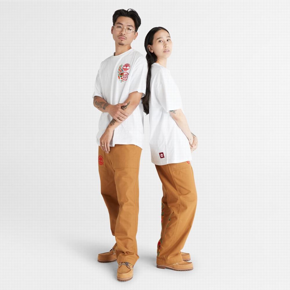 Timberland CLOT x Timberland Duck Kanvas Workwear Pantolon Kadın Kahverengi | TR-5194Q