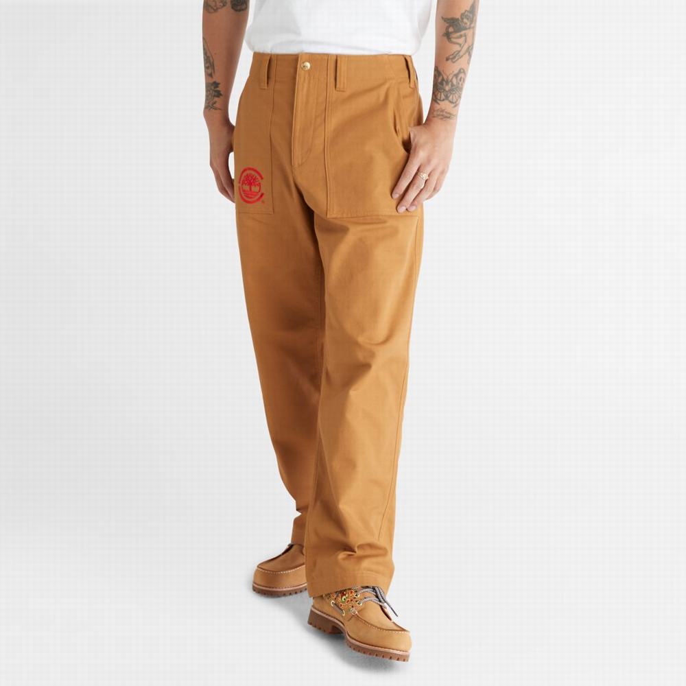 Timberland CLOT x Timberland Duck Kanvas Workwear Pantolon Kadın Kahverengi | TR-5194Q