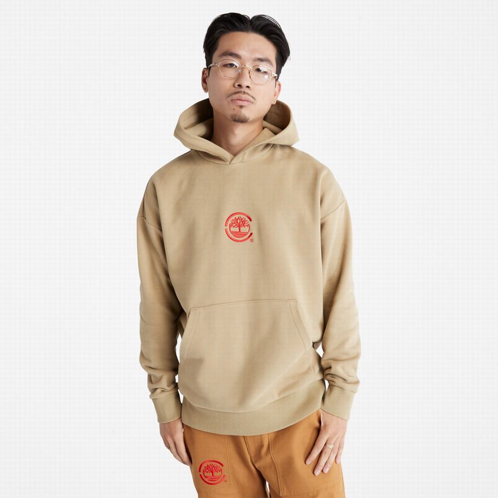 Timberland CLOT x Timberland Kapüşonlu Sweatshirt Kadın Haki | TR-8164V