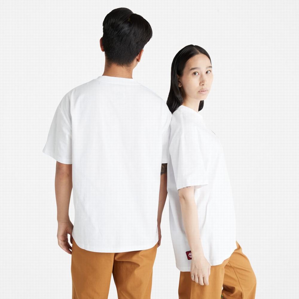 Timberland CLOT x Timberland Kısa-Sleeve Tişört Kadın Beyaz | TR-1798B