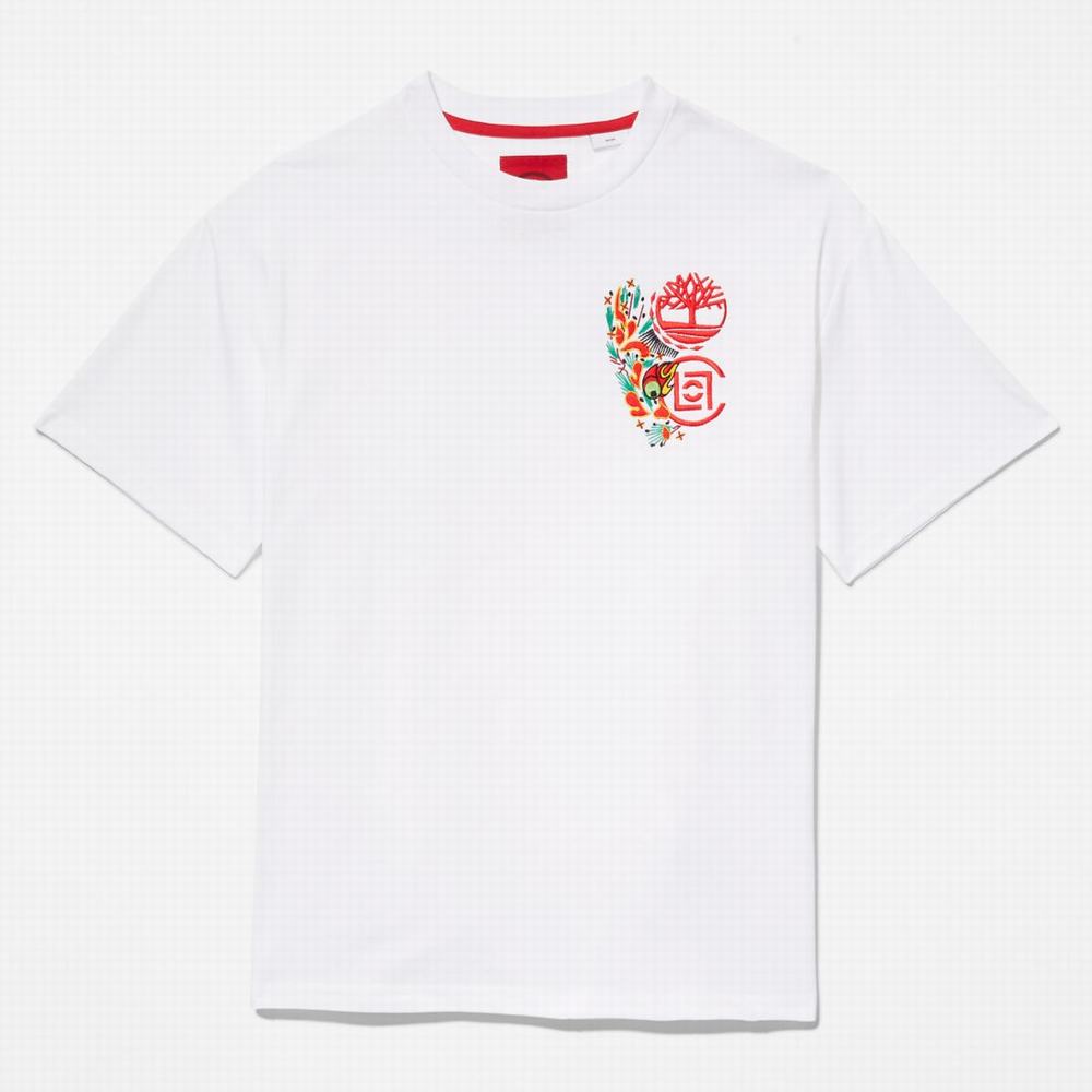 Timberland CLOT x Timberland Kısa-Sleeve Tişört Kadın Beyaz | TR-1798B