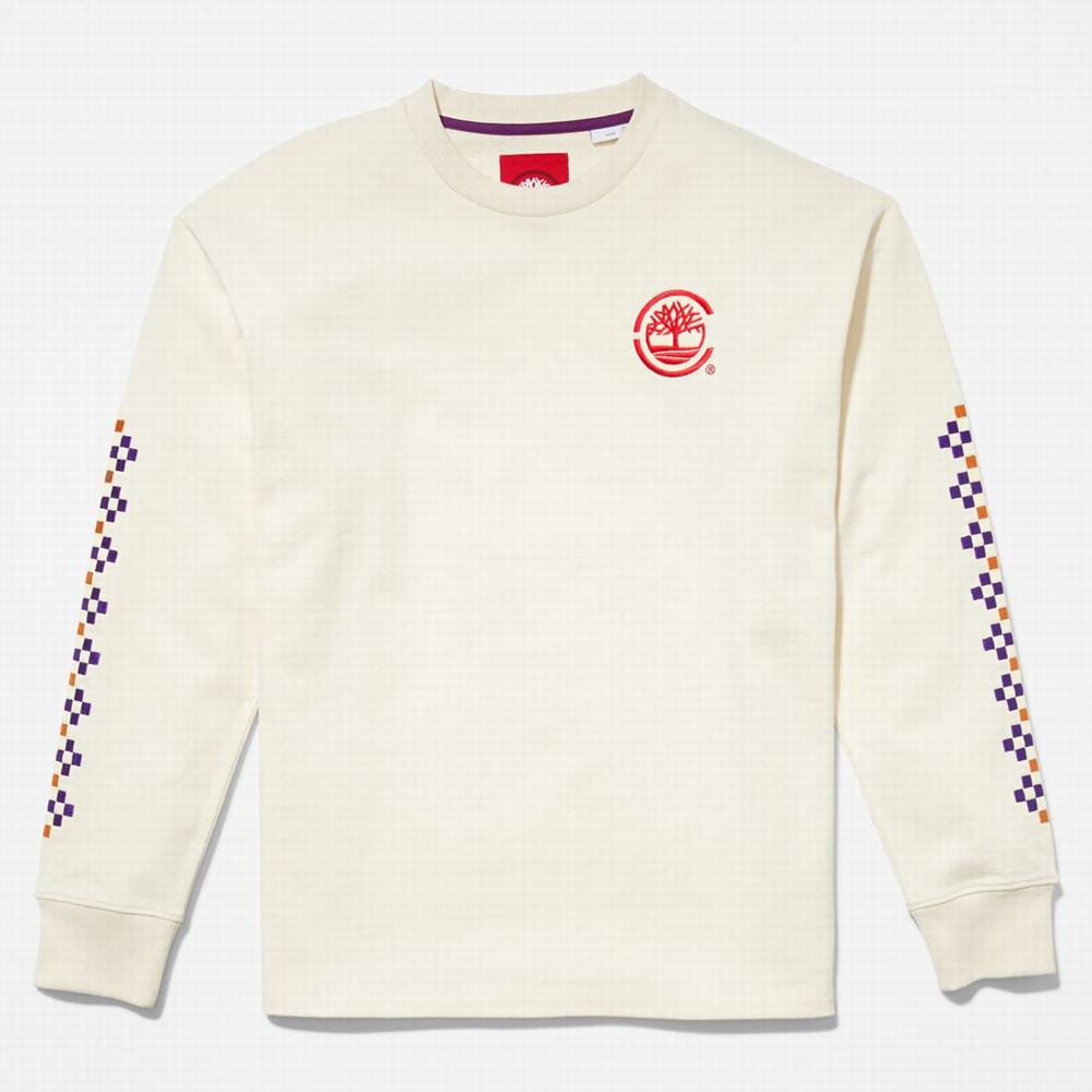 Timberland CLOT x Timberland Long-Sleeve Tişört Kadın Beyaz | TR-8471Z