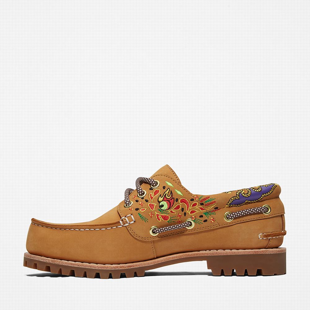 Timberland CLOT x Timberland® 3-Eye Tekne Ayakkabısı Kadın Sarı | TR-0894E