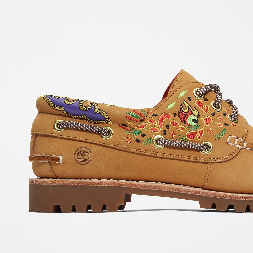 Timberland CLOT x Timberland® 3-Eye Tekne Ayakkabısı Kadın Sarı | TR-0894E