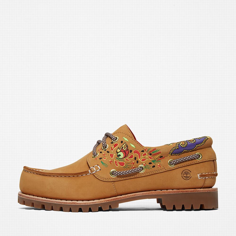 Timberland CLOT x Timberland® 3-Eye Tekne Ayakkabısı Kadın Sarı | TR-0894E