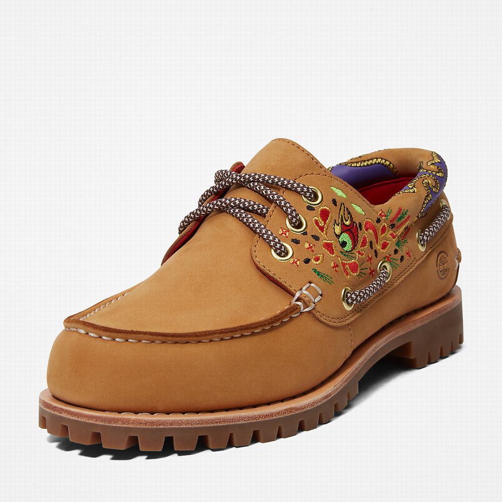 Timberland CLOT x Timberland® 3-Eye Tekne Ayakkabısı Kadın Sarı | TR-0894E