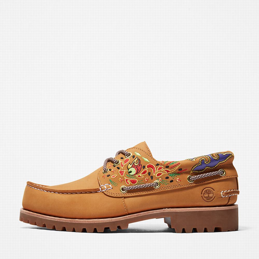 Timberland CLOT x Timberland® 3-Eye Tekne Ayakkabısı Erkek Sarı | TR-4138D