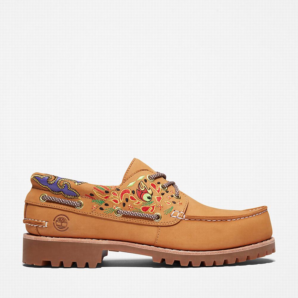 Timberland CLOT x Timberland® 3-Eye Tekne Ayakkabısı Erkek Sarı | TR-4138D