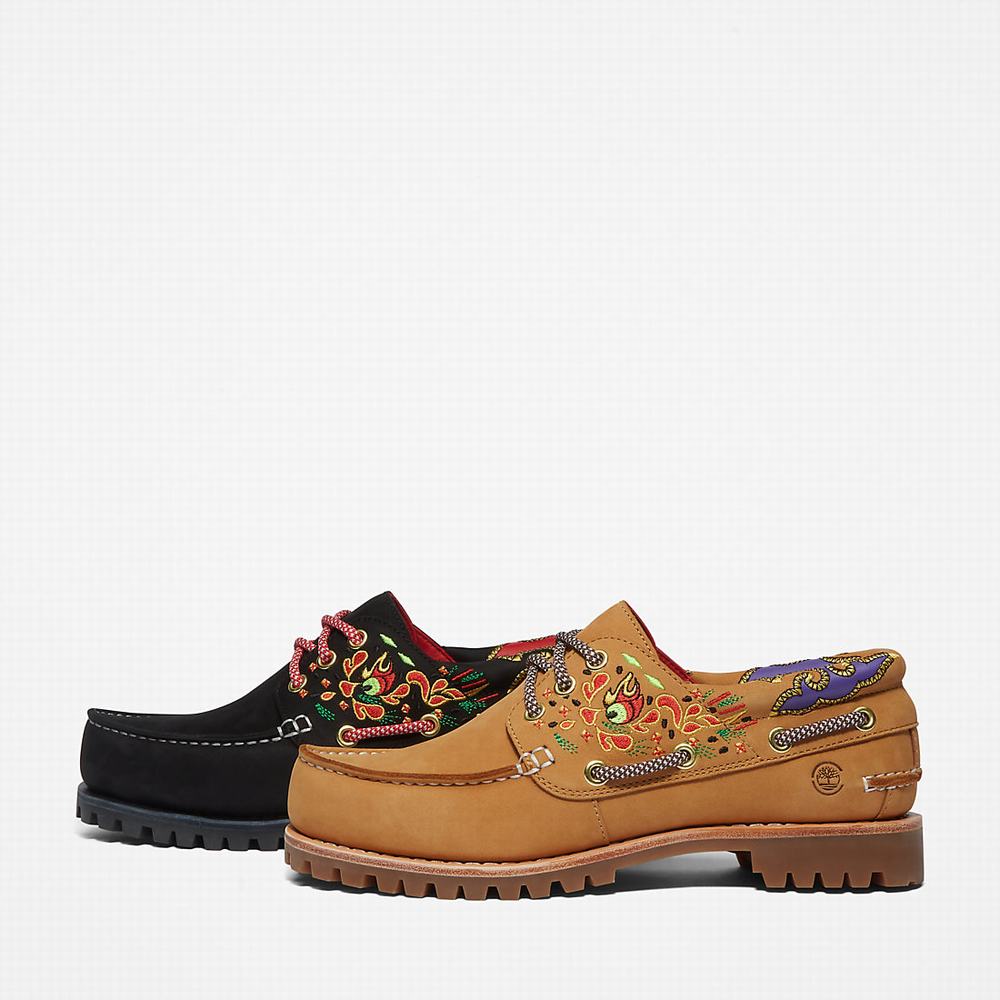 Timberland CLOT x Timberland® 3-Eye Tekne Ayakkabısı Erkek Siyah | TR-5182S