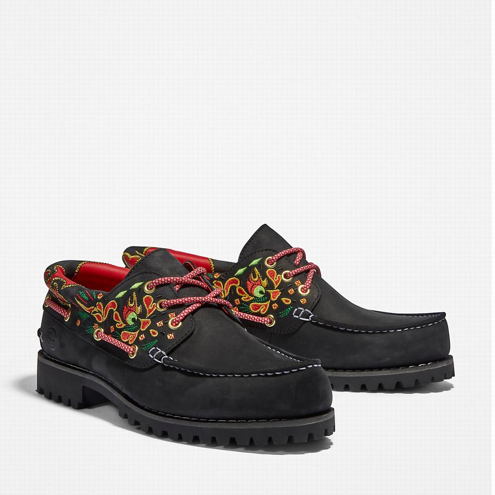 Timberland CLOT x Timberland® 3-Eye Tekne Ayakkabısı Erkek Siyah | TR-5182S