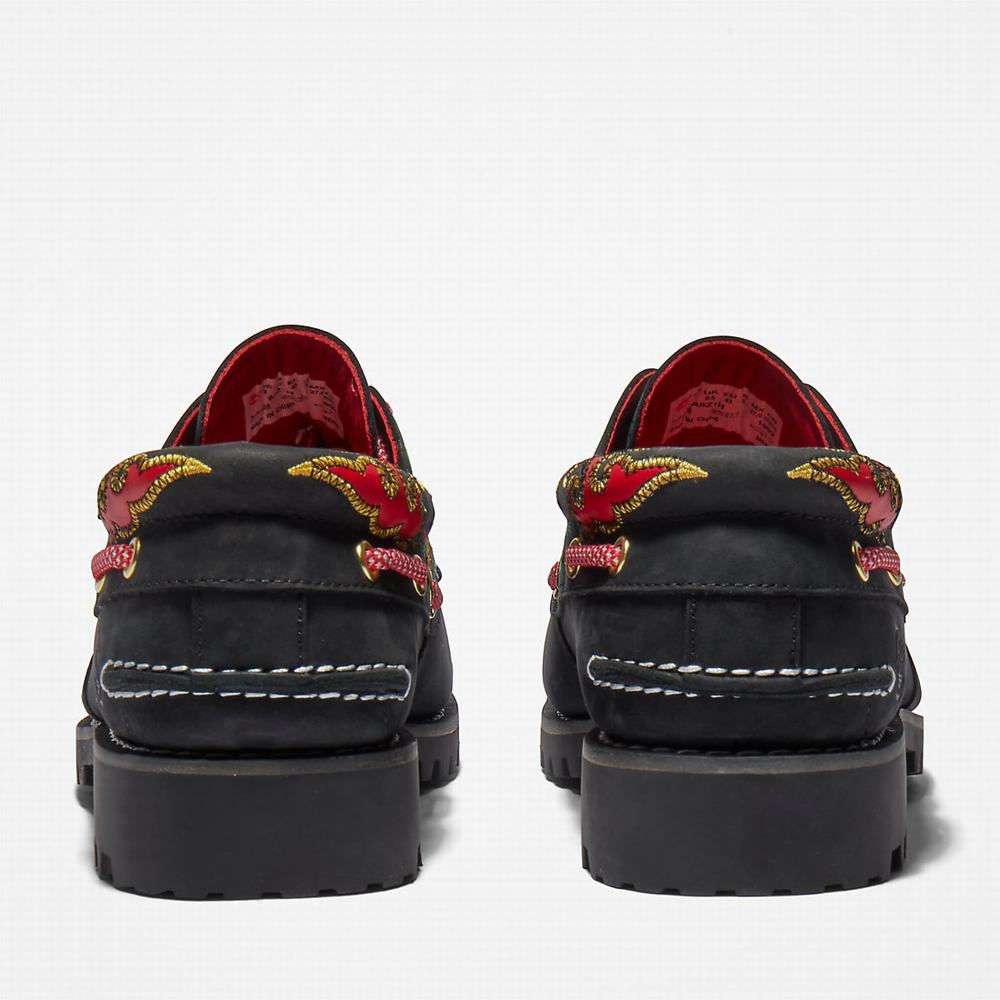 Timberland CLOT x Timberland® 3-Eye Tekne Ayakkabısı Erkek Siyah | TR-5182S