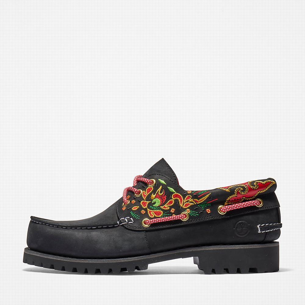Timberland CLOT x Timberland® 3-Eye Tekne Ayakkabısı Erkek Siyah | TR-5182S