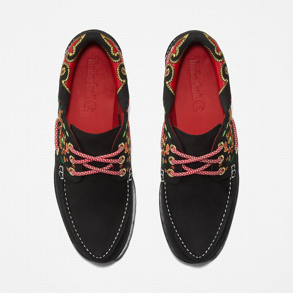 Timberland CLOT x Timberland® 3-Eye Tekne Ayakkabısı Kadın Siyah | TR-5290W