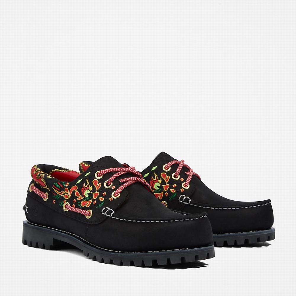 Timberland CLOT x Timberland® 3-Eye Tekne Ayakkabısı Kadın Siyah | TR-5290W