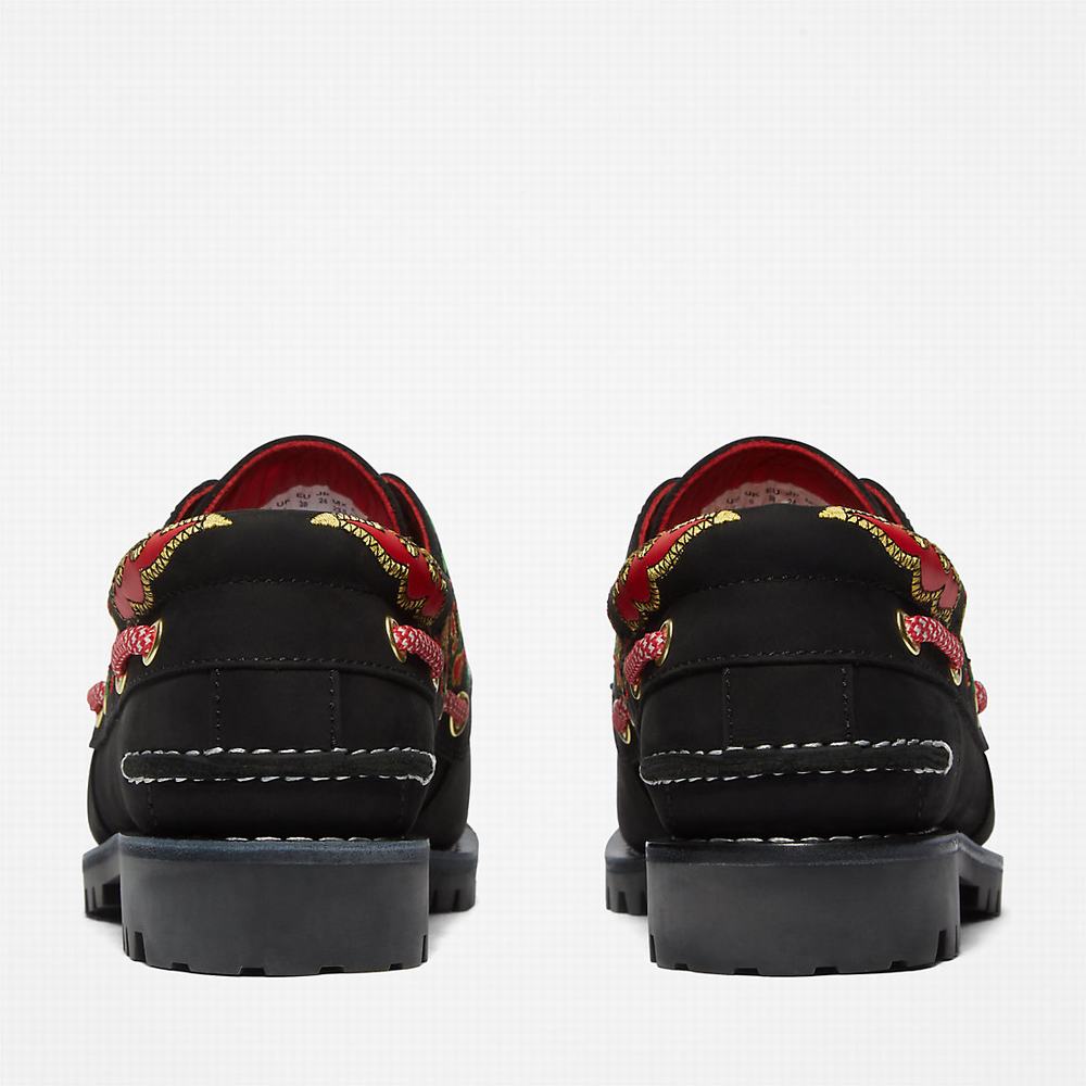Timberland CLOT x Timberland® 3-Eye Tekne Ayakkabısı Kadın Siyah | TR-5290W