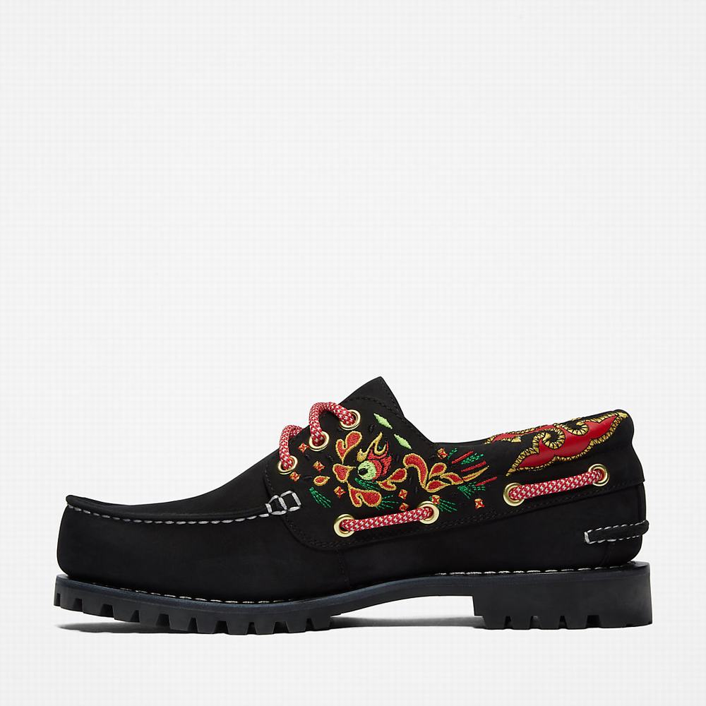 Timberland CLOT x Timberland® 3-Eye Tekne Ayakkabısı Kadın Siyah | TR-5290W