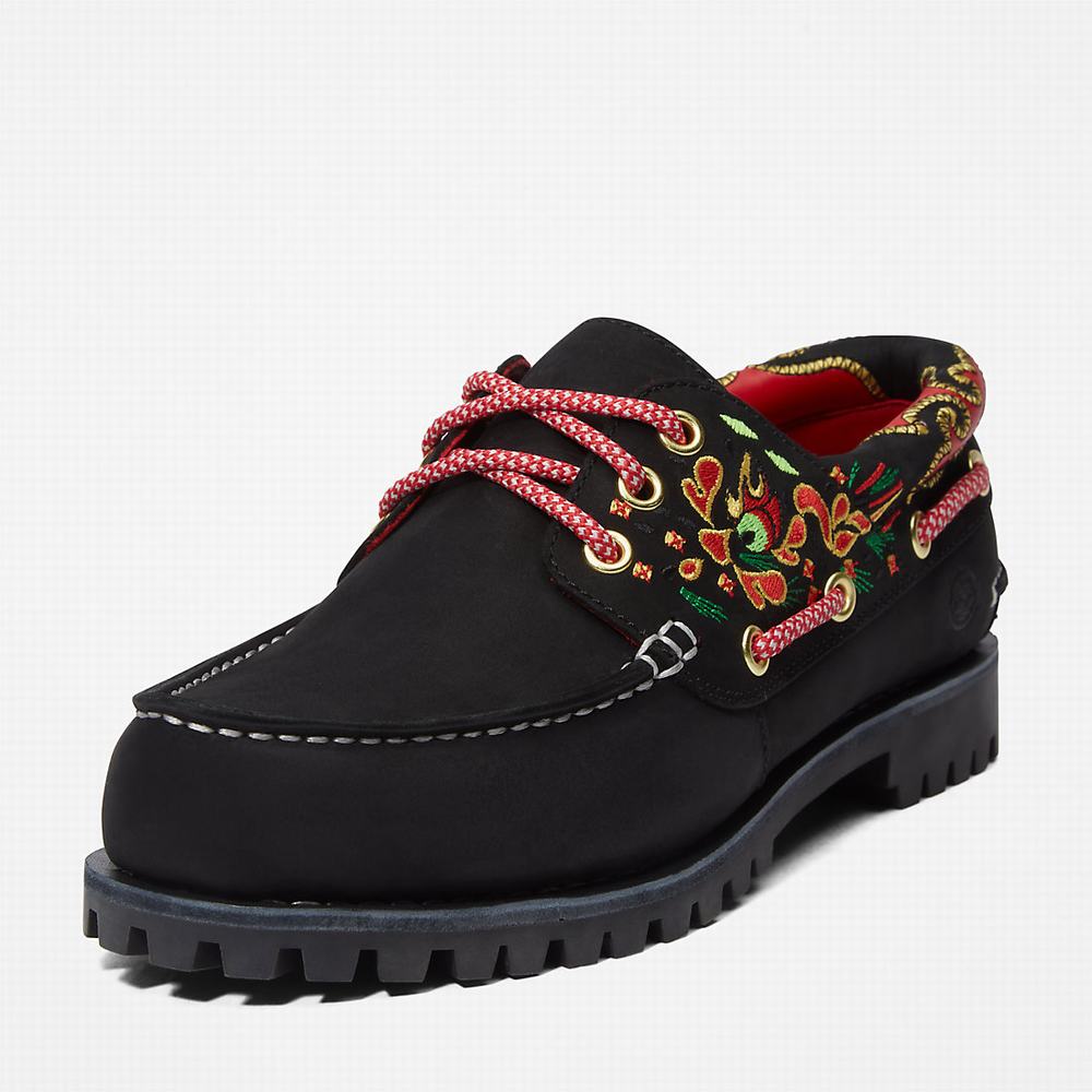 Timberland CLOT x Timberland® 3-Eye Tekne Ayakkabısı Kadın Siyah | TR-5290W