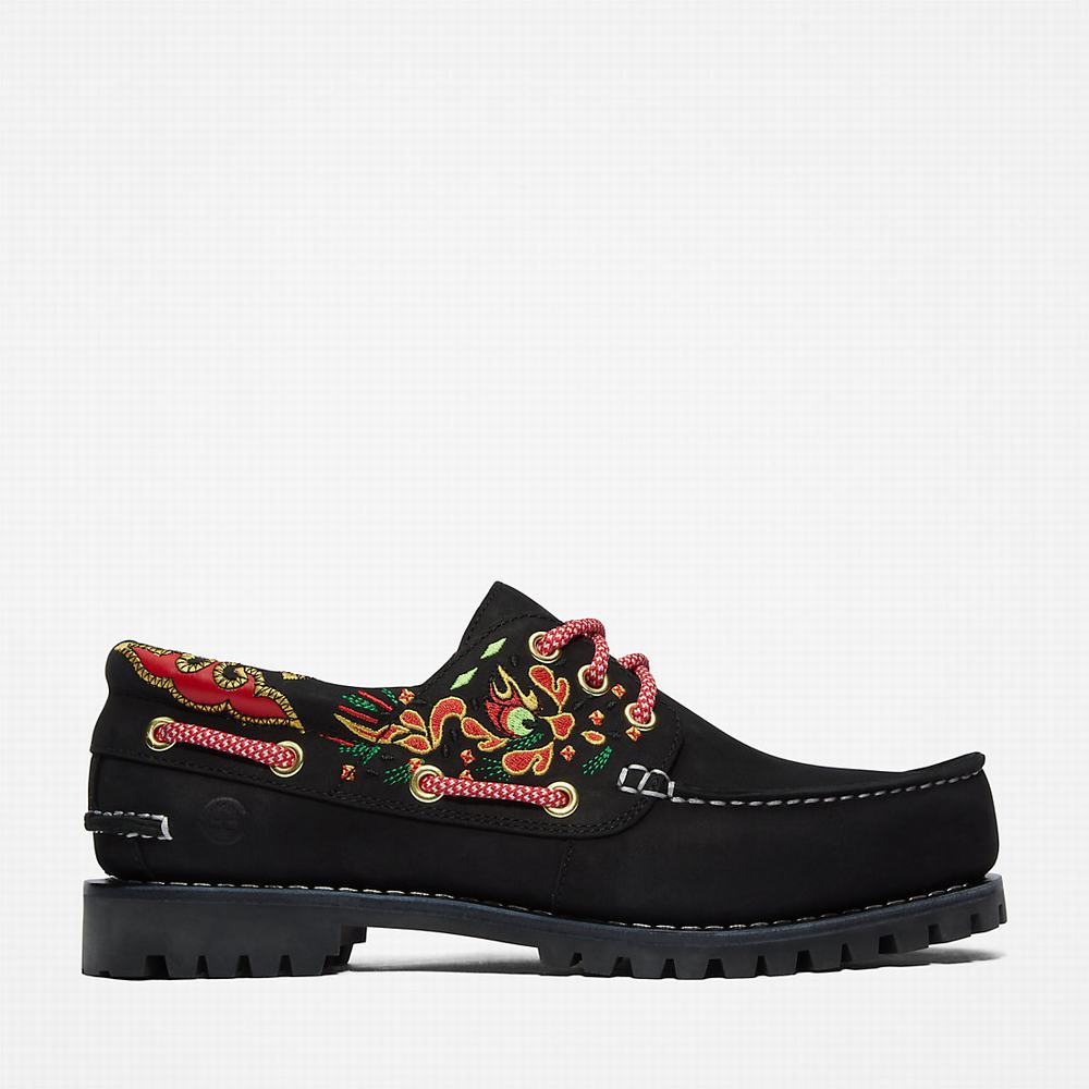Timberland CLOT x Timberland® 3-Eye Tekne Ayakkabısı Kadın Siyah | TR-5290W