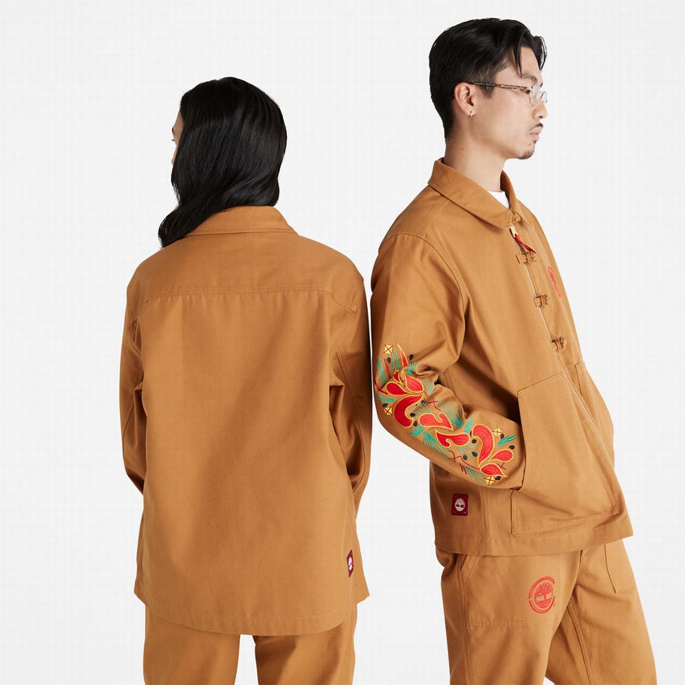 Timberland CLOT x Timberland® Duck Kanvas Chore Ceket Erkek Kahverengi | TR-3462H