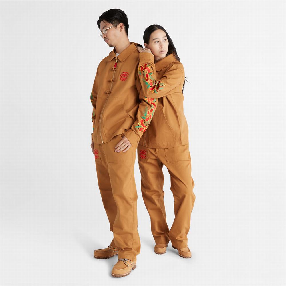 Timberland CLOT x Timberland® Duck Kanvas Chore Ceket Erkek Kahverengi | TR-3462H