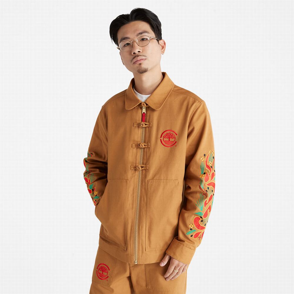 Timberland CLOT x Timberland® Duck Kanvas Chore Ceket Erkek Kahverengi | TR-3462H